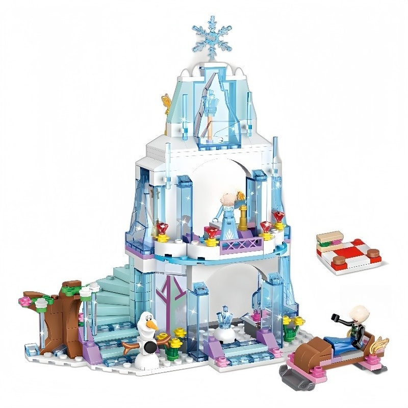 Lego Set Technic - Elsa Ice Castle Building Blocks Set