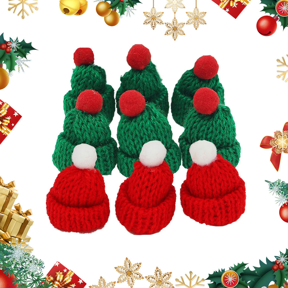 10Pcs 3.5x5cm Mini Christmas K - огляд і ціна Santa Hat Plush