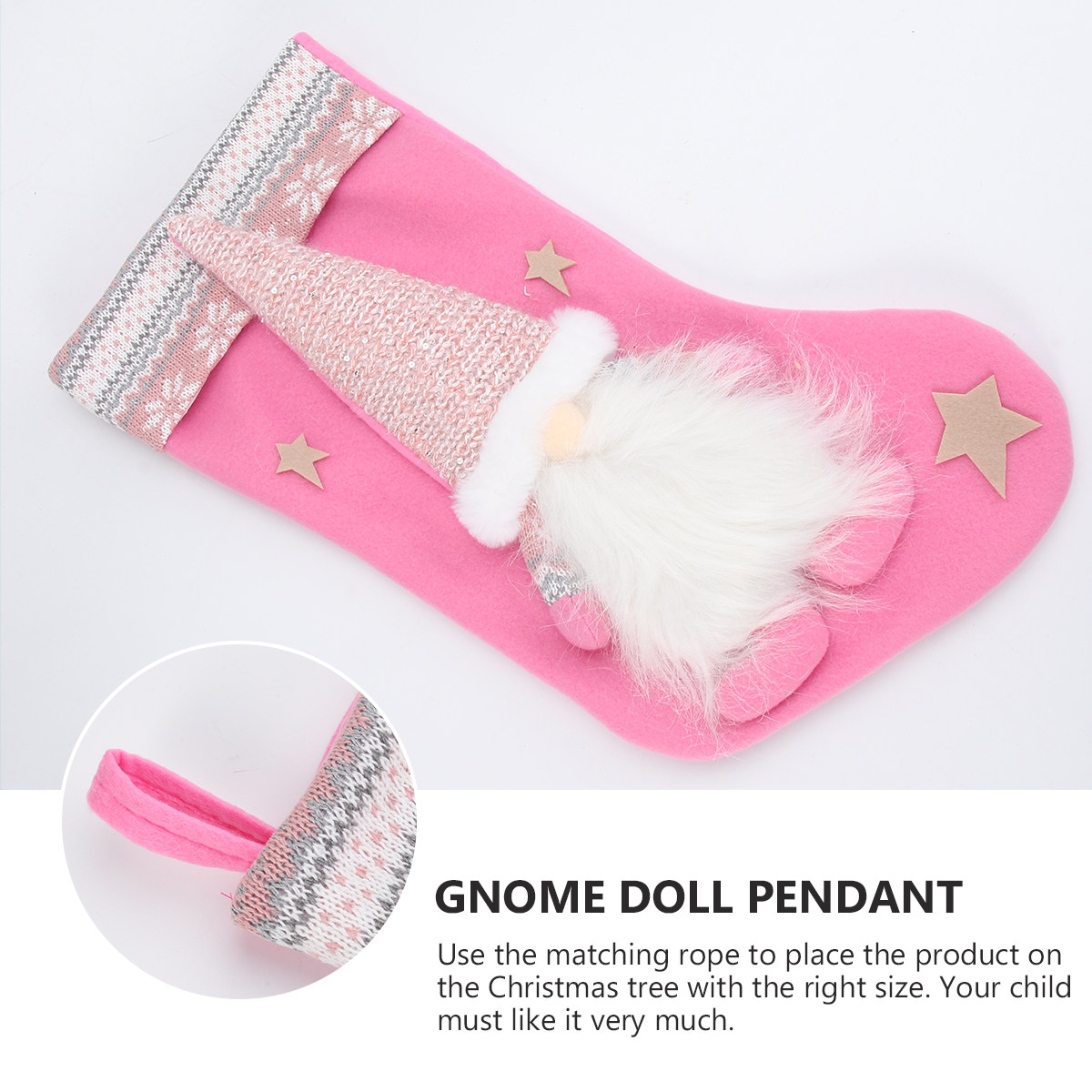1Pcs Christmas Stocking Hangin - огляд і ціна Christmas Stocking Hanging