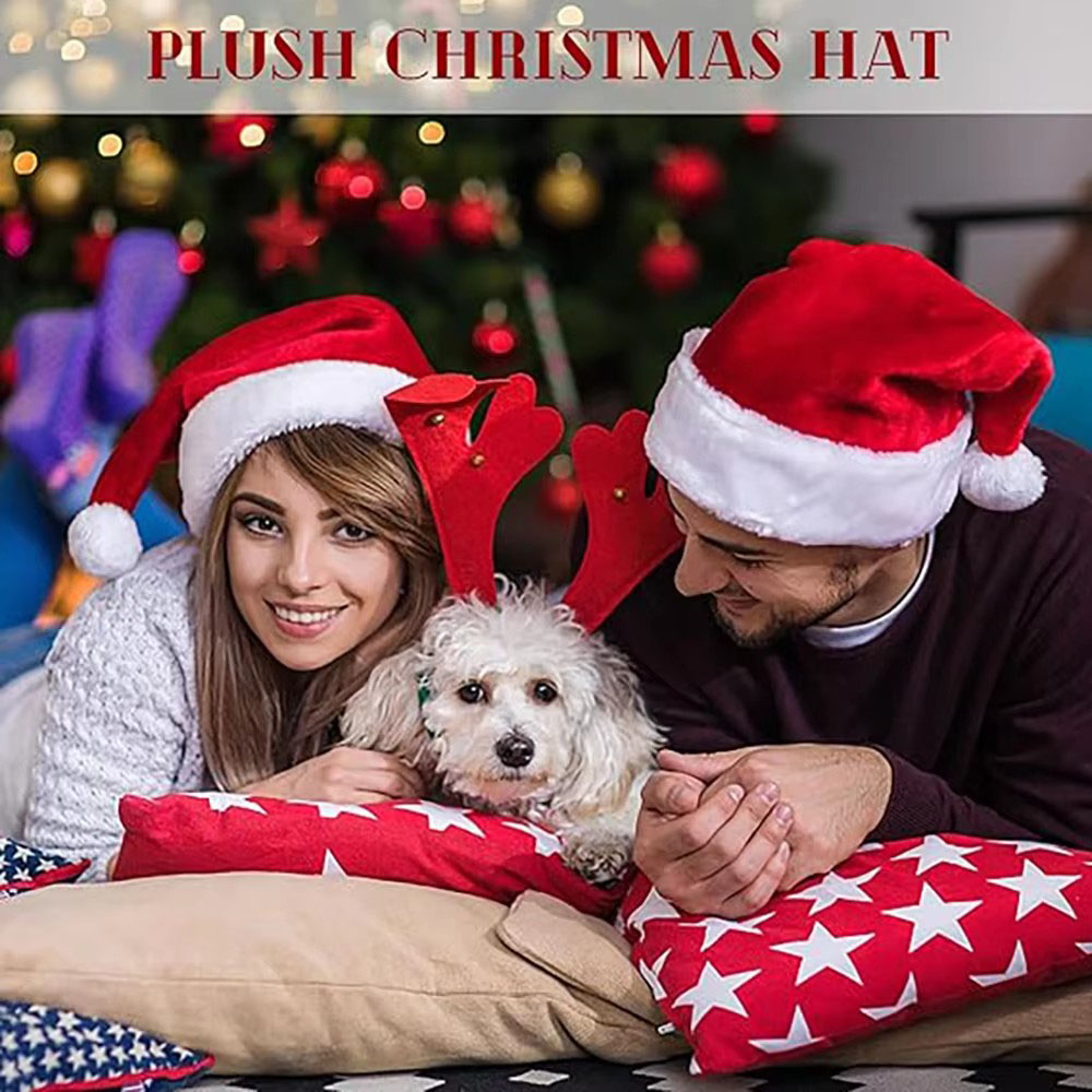 New Christmas Hat Adults Child - огляд і ціна Santa Hat Plush