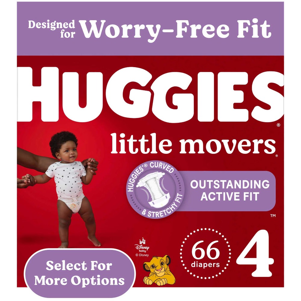 Huggies Little Movers Size 4 D - огляд і ціна Huggies Diaper Little Movers