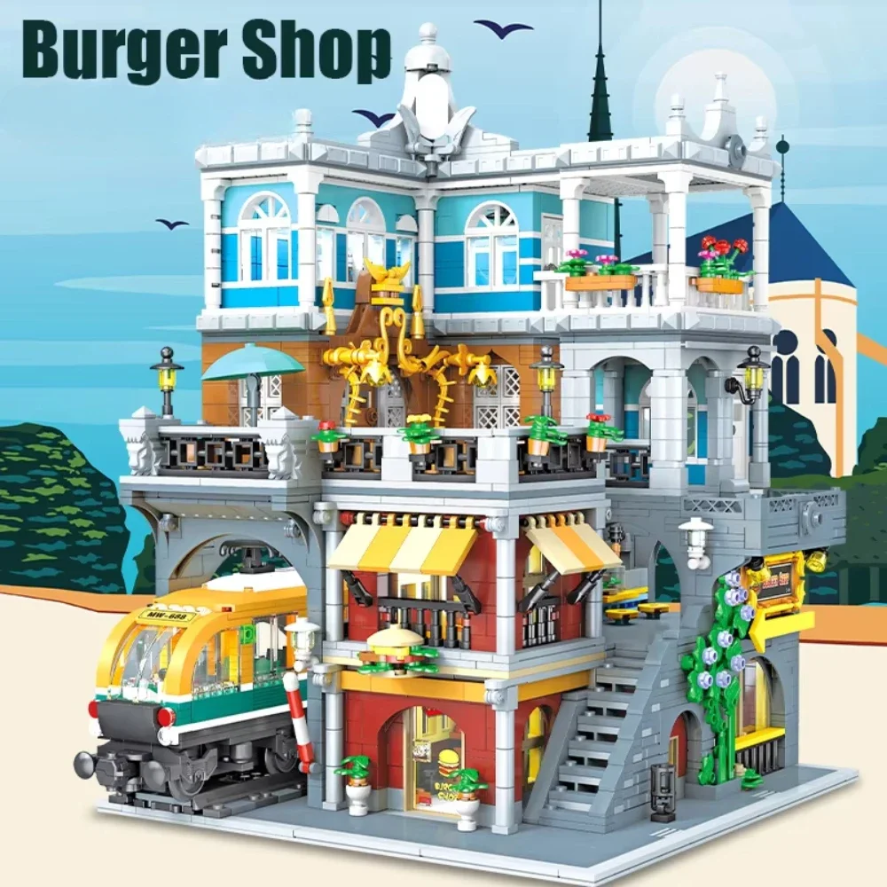 BurgerShop Building Blocks Set - огляд і ціна Lego Set City