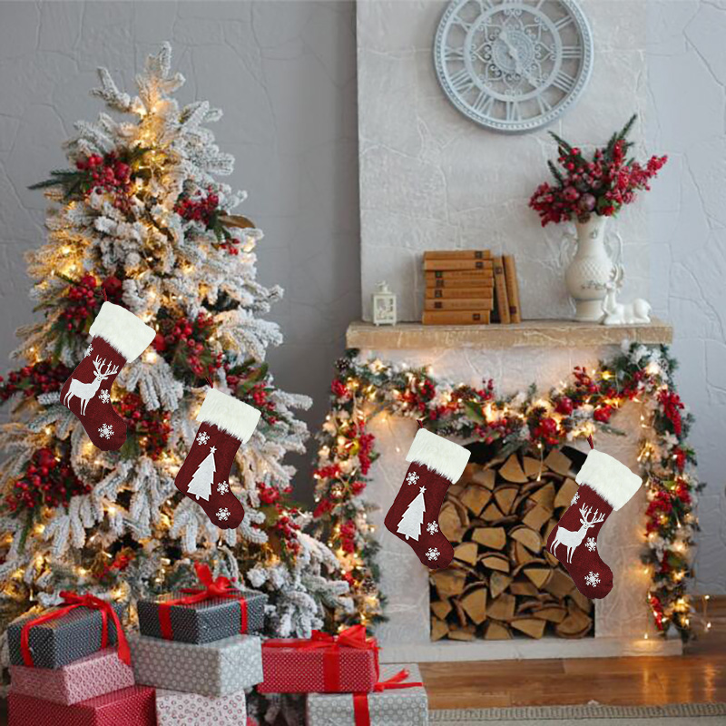 Christmas Socks With Led Light - огляд і ціна Christmas Stocking Hanging