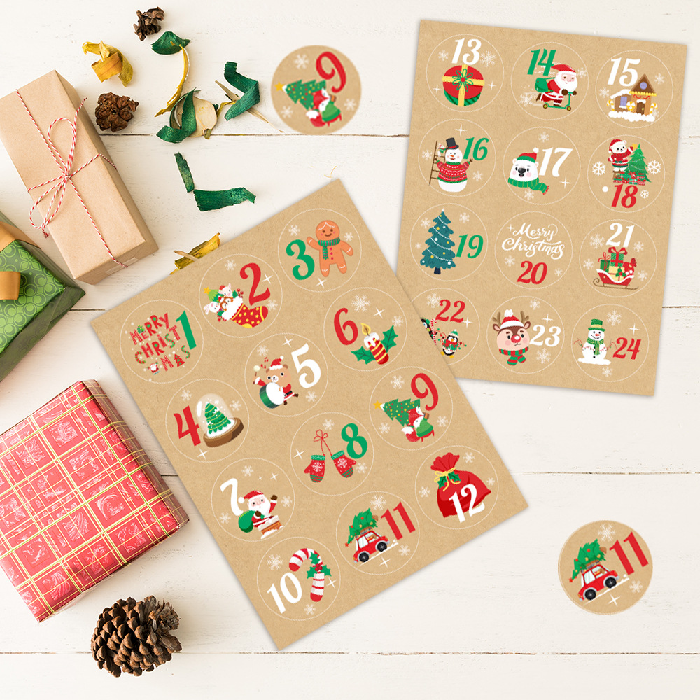 24pcs Christmas Decoration Adv - огляд і ціна Advent Calendar Gift